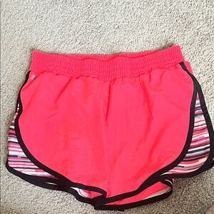 Tek Gear Women's Neon Pink Running Shorts with Stripe Accent